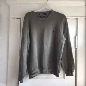 Ralph Lauren Men's Crewneck Sweater in Gray